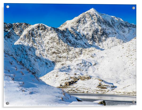 Snowdon Acrylic by geoff shoults