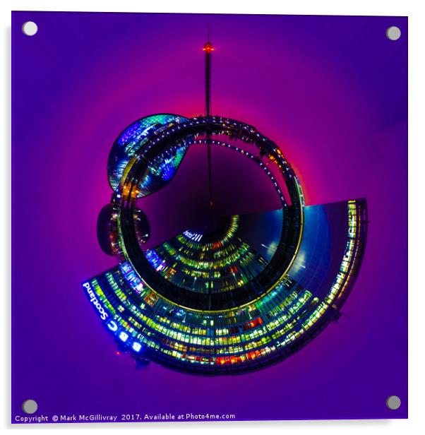 BBC Scotland and GSC Little Planet Acrylic by Mark McGillivray