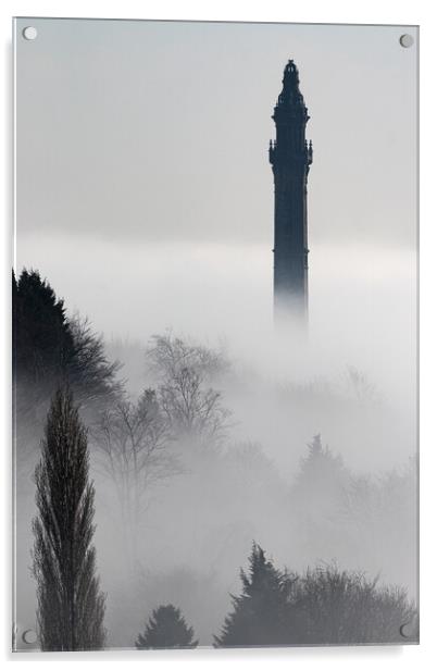 Wainhouse Tower Acrylic by Mark S Rosser