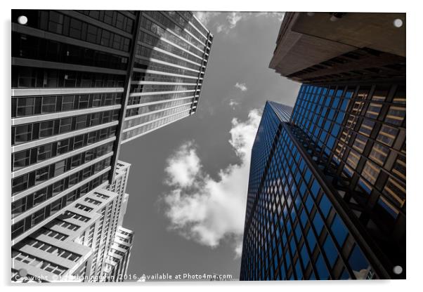 Structures Of NYC-bicolors 2  Acrylic by jonathan nguyen