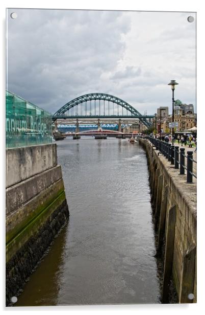 Tyne Bridges, Newcastle Acrylic by Rob Cole