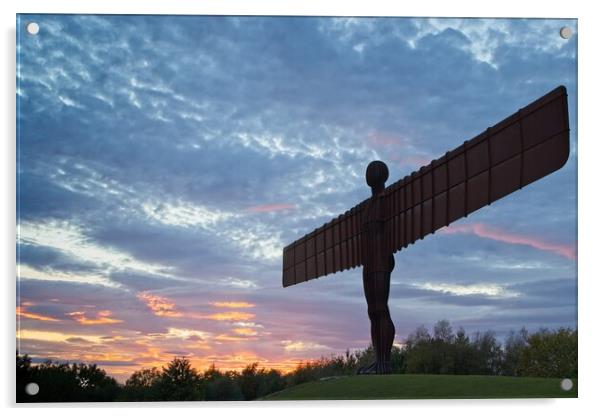 Angel of the North, Gateshead Acrylic by Rob Cole