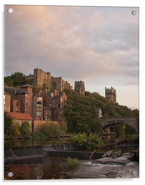 Majestic Durham Castle and Cathedral Acrylic by Rob Cole