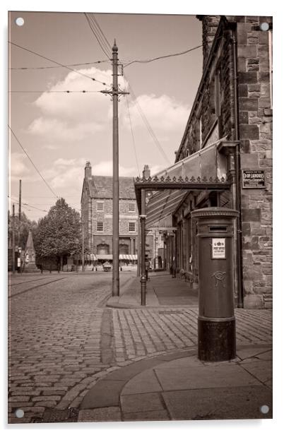 Historic Street Scene Acrylic by Rob Cole