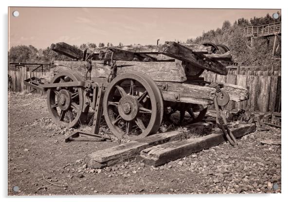 Rotting Rolling Stock Acrylic by Rob Cole