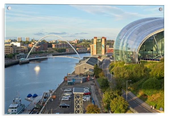 Sage Gateshead, Tyne and Wear Acrylic by Rob Cole