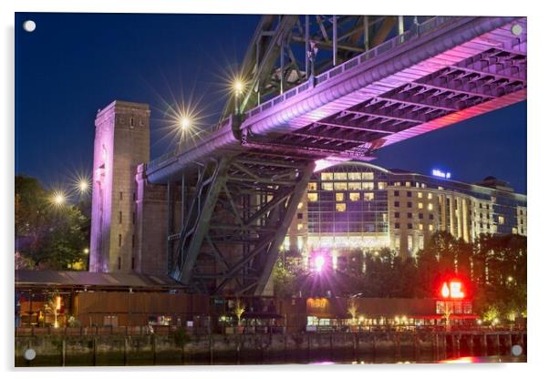 Majestic Tyne Bridge Acrylic by Rob Cole