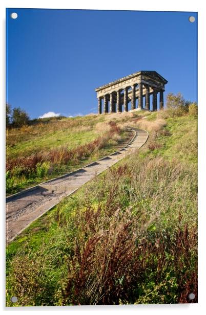Penshaw Monument, County Durham Acrylic by Rob Cole