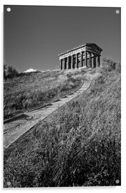 Penshaw Monument, County Durham Acrylic by Rob Cole