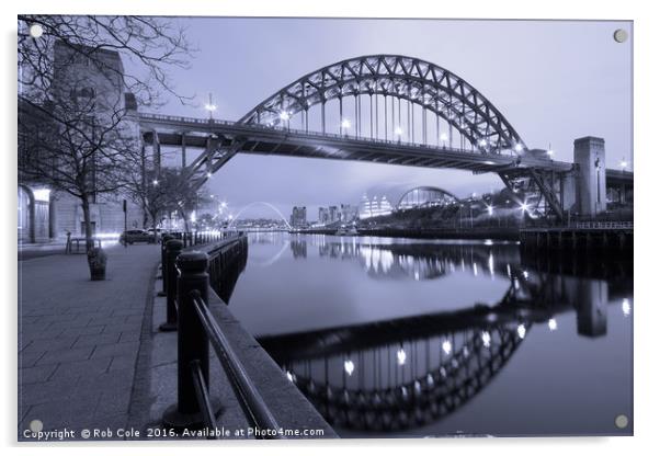 The Tyne Bridge, Newcastle-Gateshead, Tyne and Wea Acrylic by Rob Cole