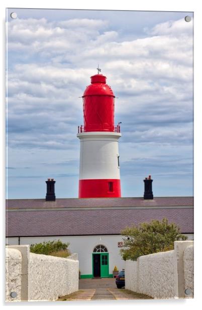 The Souter Lighthouse, Whitburn, Sunderland Acrylic by Rob Cole