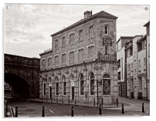 The Iconic Central Bar Gateshead Acrylic by Rob Cole