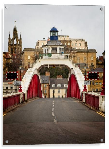 Swing Bridge, Newcastle Acrylic by Rob Cole