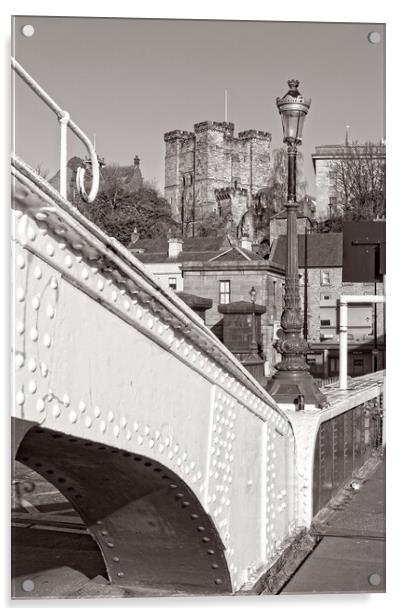 The Swing Bridge, Newcastle Acrylic by Rob Cole