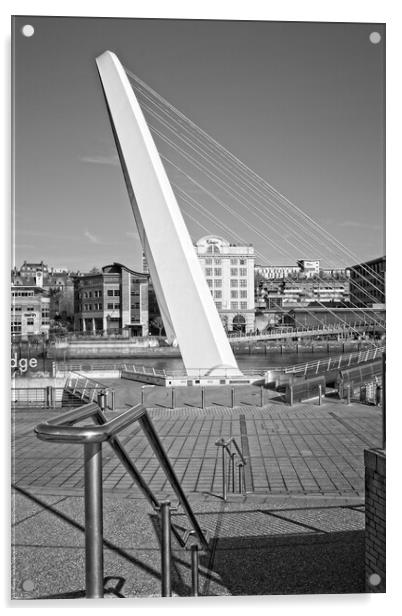 Gateshead Millennium Bridge Acrylic by Rob Cole