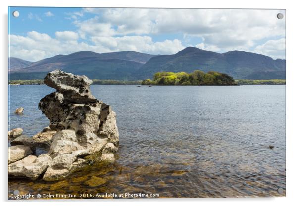 Lough Leane Killarney Acrylic by Colm Kingston