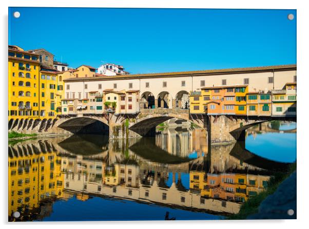 Ponte Vecchio, Florence Acrylic by Colin Allen