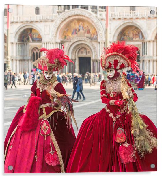 Venice Carnival 2019 Acrylic by Colin Allen