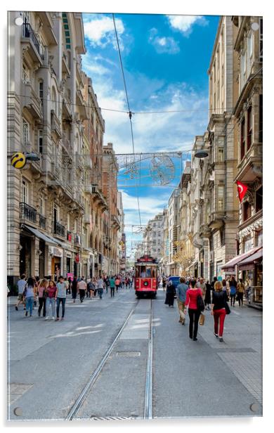 Instanbul Taksim Acrylic by Ranko Dokmanovic