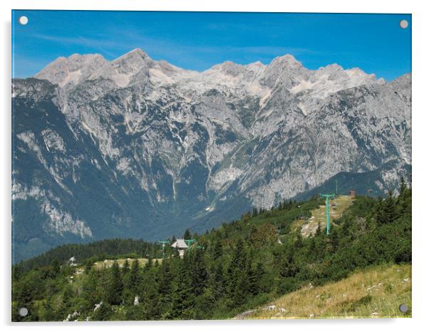 Mountain landscape Acrylic by Ranko Dokmanovic