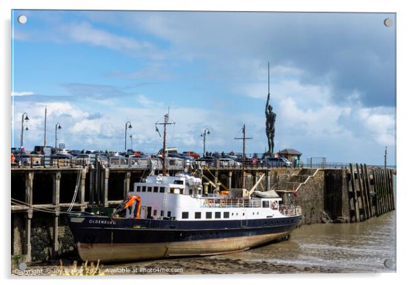 Ilfracombe Harbour, Devon, England, UK Acrylic by Joy Walker