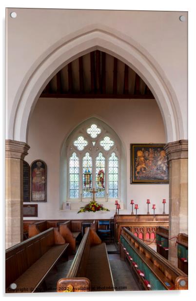 The parish church of Saint Michael, Minehead, Somerset, UK Acrylic by Joy Walker