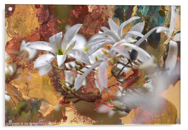 Magnolia Wadas Memory Acrylic by Joy Walker