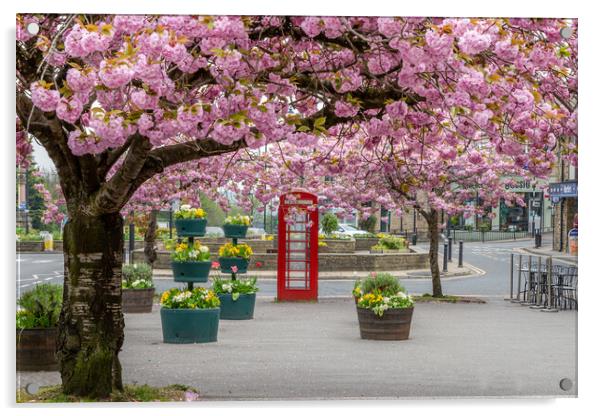 Spring Blossom Acrylic by Ros Crosland