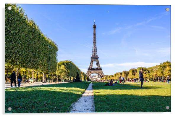 A sunny day in Paris Acrylic by Marcel de Groot