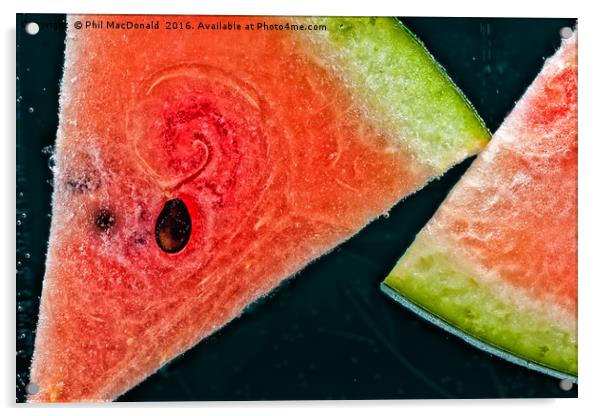 Melon Fizz Acrylic by Phil MacDonald