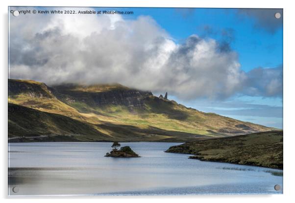 Magical Old Man of Storr on Isle of Skye Acrylic by Kevin White