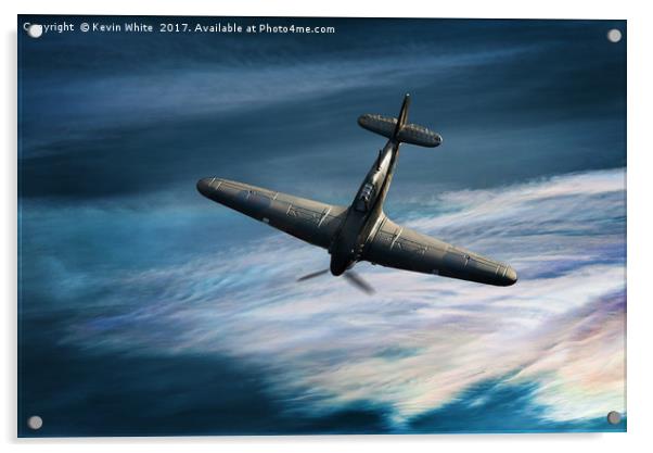 WW2 Hawker Hurricane Acrylic by Kevin White