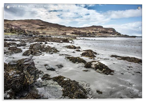 Tarskavaig Bay Skye Scotland Acrylic by Kevin White