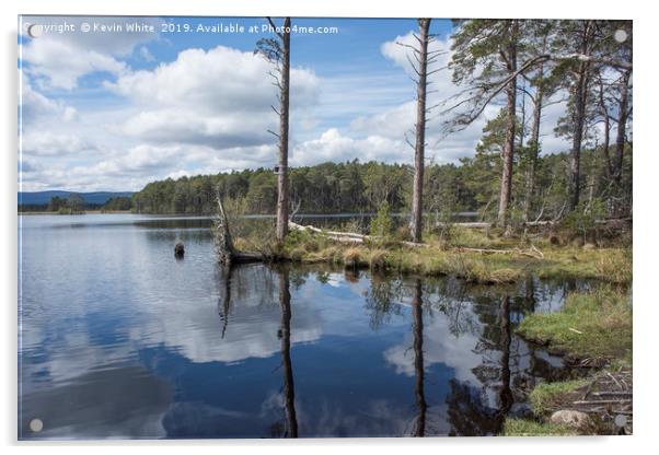 Loch Mallachie Acrylic by Kevin White