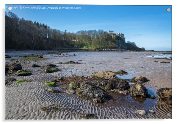 Culzean Castle and retort house  Acrylic by Kevin White