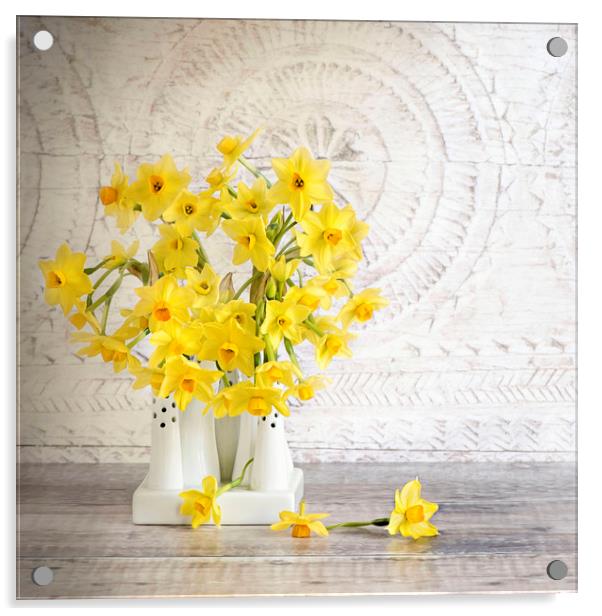 Spring Daffodils Acrylic by Jacky Parker