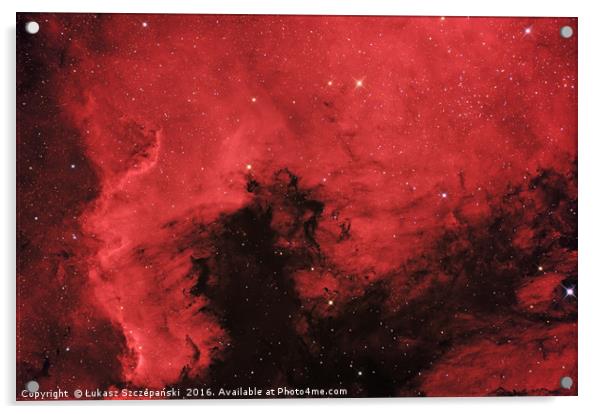 The North America Nebula in Cygnus constellation Acrylic by Łukasz Szczepański