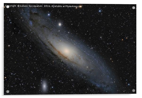 The Andromeda Galaxy in constellation Andromeda Acrylic by Łukasz Szczepański