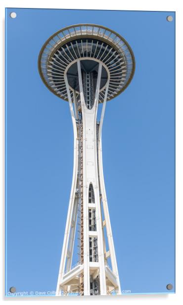 The Space Needle from Seattle Center. , Seattle, Washington, USA Acrylic by Dave Collins