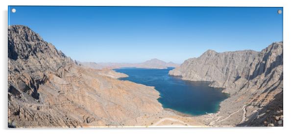Khor Najd - Khawr Najd lagoon, Musandam, Oman Acrylic by Dave Collins