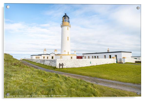 Mull of Galloway Lighthouse Acrylic by Dave Collins