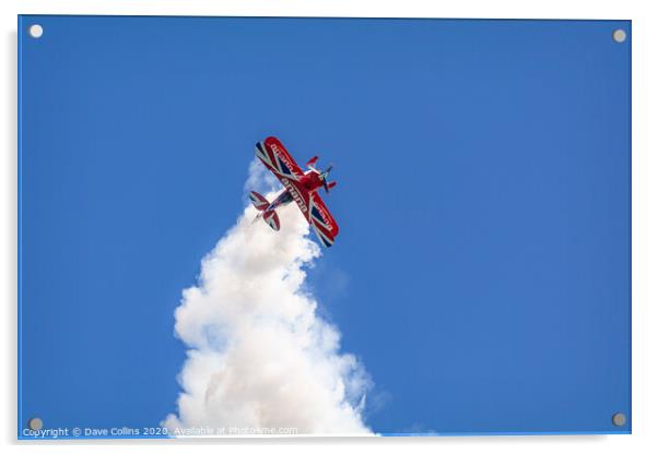 The Anana Display Stunt Aircraft Acrylic by Dave Collins