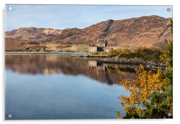 Eilean Donan Castle, Dornie, Highlands, Scotland Acrylic by Dave Collins
