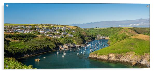  Solva Harbour, Pembrokeshire, Wales. Acrylic by Colin Allen