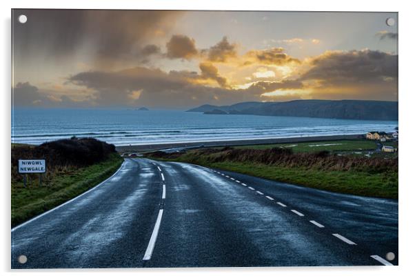 Newgale, Pembrokeshire, Wales Acrylic by Colin Allen