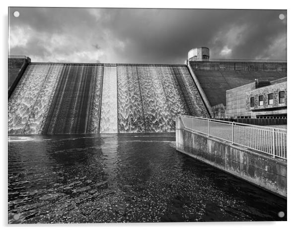  Llys y Fran Reservoir, Pembrokeshire. Acrylic by Colin Allen