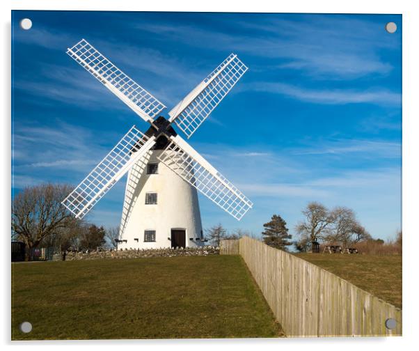 Llynnon Windmill A Flourishing Welsh Treasure Acrylic by Colin Allen