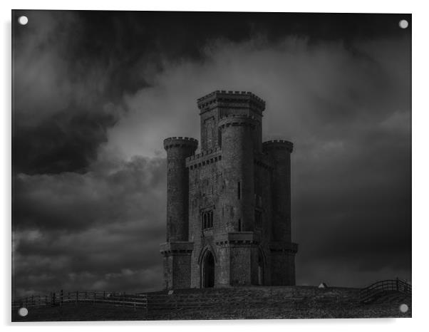 Paxton's Tower Folly, Carmarthenshire Acrylic by Colin Allen