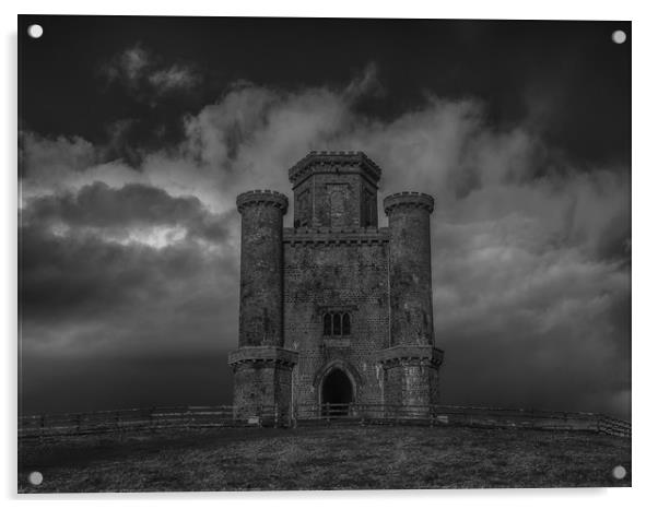 Paxton's Tower Folly, Carmarthenshire Acrylic by Colin Allen