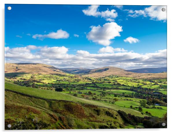 Yorkshire Dales, England. Acrylic by Colin Allen